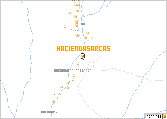 map of Hacienda Sarcas