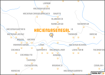 map of Hacienda Senegal