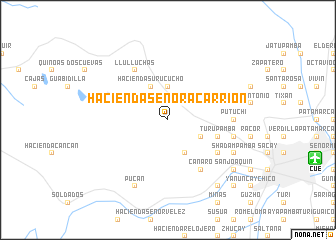 map of Hacienda Señora Carrión