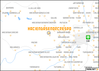 map of Hacienda Señor Crespo