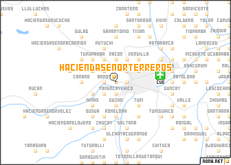 map of Hacienda Señor Terreros