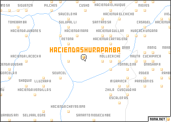 map of Hacienda Shurapamba