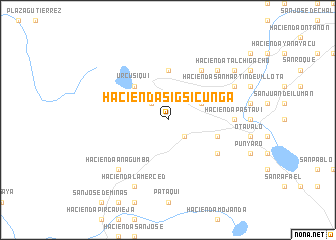 map of Hacienda Sigsicunga