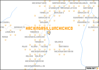 map of Hacienda Sillunchi Chico