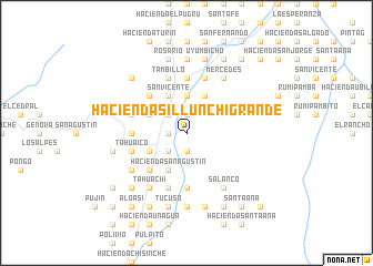 map of Hacienda Sillunchi Grande