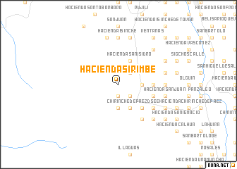 map of Hacienda Sirimbe