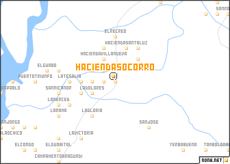 map of Hacienda Socorro