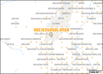 map of Hacienda Solanda