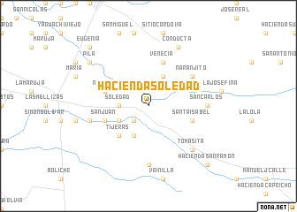 map of Hacienda Soledad