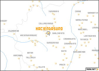 map of Hacienda Suro