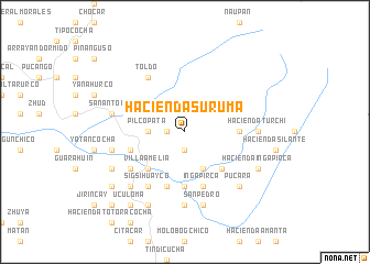 map of Hacienda Suruma