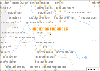 map of Hacienda Tababela