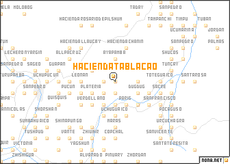 map of Hacienda Tablacao
