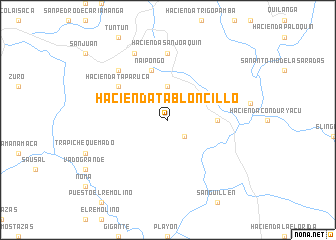 map of Hacienda Tabloncillo