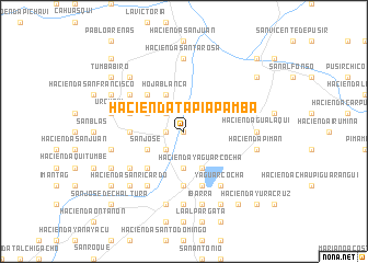 map of Hacienda Tapiapamba