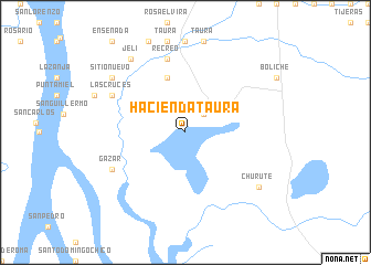 map of Hacienda Taura