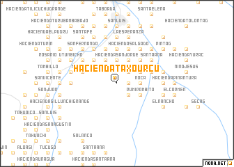 map of Hacienda Taxourcu