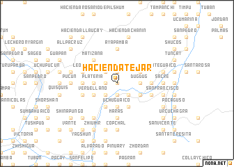 map of Hacienda Tejar