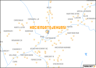 map of Hacienda Tejehuasi