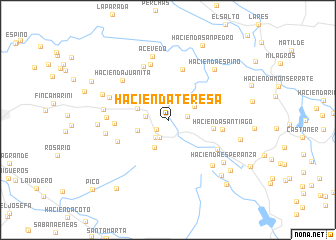 map of Hacienda Teresa