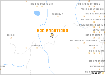 map of Hacienda Tigua