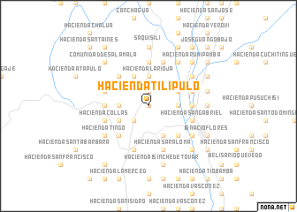 map of Hacienda Tilipulo