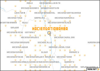 map of Hacienda Tiobamba