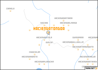 map of Hacienda Tondoa