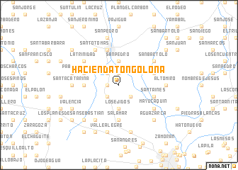 map of Hacienda Tongolona