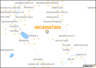 map of Hacienda Topo