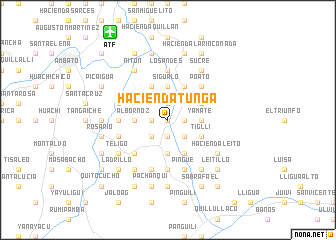 map of Hacienda Tunga