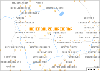 map of Hacienda Urcuhacienda