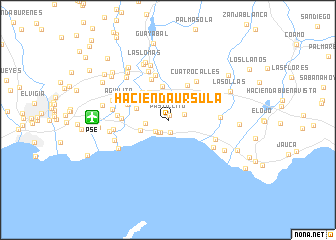 map of Hacienda Ursula