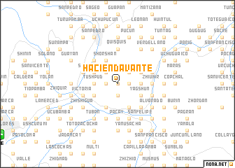 map of Hacienda Vante