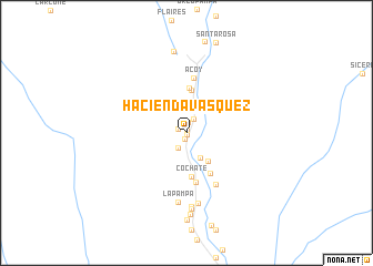 map of Hacienda Vasquez