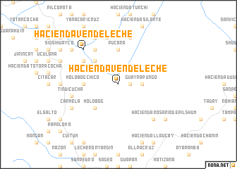 map of Hacienda Vende Leche