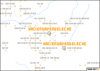 map of Hacienda Vende Leche