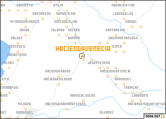 map of Hacienda Venecia