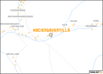 map of Hacienda Ventilla