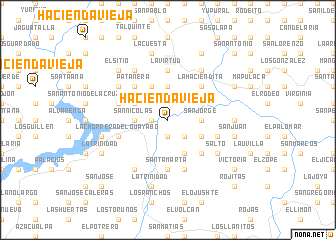 map of Hacienda Vieja