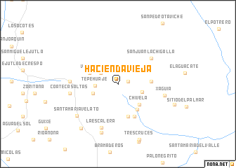 map of Hacienda Vieja