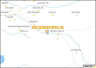 map of Hacienda Virgilia