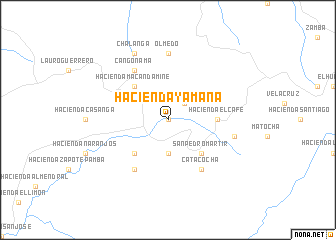 map of Hacienda Yamana