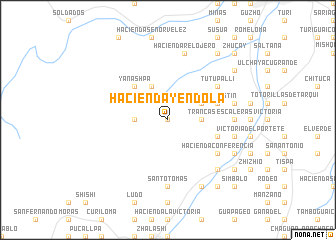 map of Hacienda Yendola