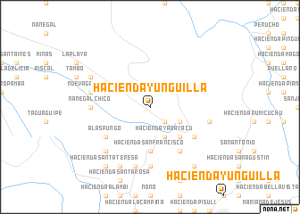 map of Hacienda Yunguilla