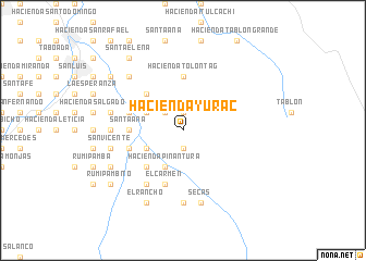 map of Hacienda Yurac