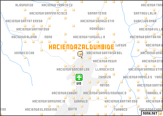 map of Hacienda Zaldumbide