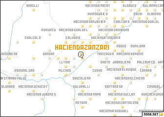 map of Hacienda Zanzari