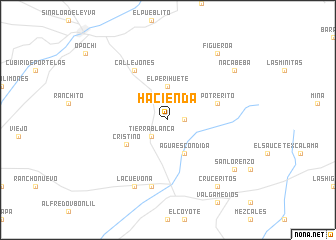 map of Hacienda