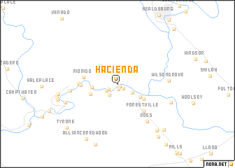 map of Hacienda